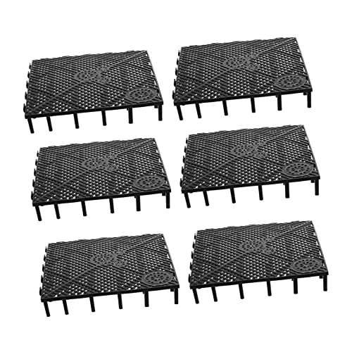 Kisangel Aquarium Kies Platte 6pcs Verschleiß-beständig Kunststoff Tank Teiler Kies Aquarium Sauber Kisangel Aquarium Kies Platte 6pcs Verschleiß-beständig Kunststoff Tank Teiler Kies Aquarium Sauber von Kisangel