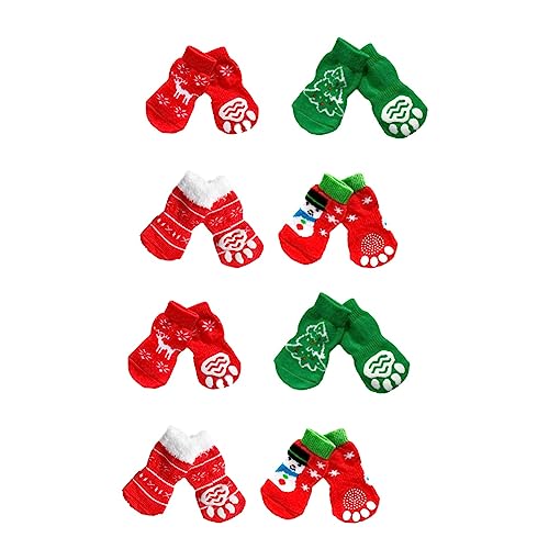 Kisangel 8 Paare Baumwollsocken für Haustiere wintersocken für Haustiere Warme Socken für Haustiere rutschfeste Socken wärmende socken thermische Socken Hundesocken VIP Kisangel 8 Paare Baumwollsocken für Haustiere wintersocken für Haustiere Warme Socken für Haustiere rutschfeste Socken wärmende socken thermische Socken Hundesocken VIP von Kisangel