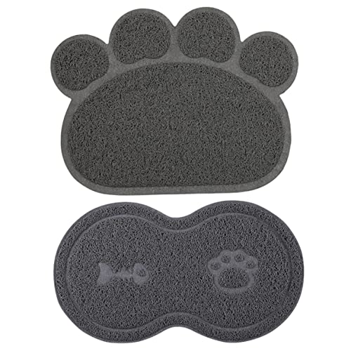 Kisangel 4sets Katze Hund Fütterung Matte Nicht-tischset Pad Mai Weich-PVC Für Einfache Reinigung 2 Stücke * 4 Kisangel 4sets Katze Hund Fütterung Matte Nicht-tischset Pad Mai Weich-PVC Für Einfache Reinigung 2 Stücke * 4 von Kisangel