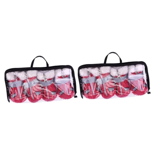 Kisangel 8 STK Herbst Winter Hundeschuhe Winterschuhe für Hunde Paws pfotenschutz Dog Shoes Socken Haustier Hundestiefel Hundepfotenschutz Herbst und Winter Kleidung Baumwolle rot Kisangel 8 STK Herbst Winter Hundeschuhe Winterschuhe für Hunde Paws pfotenschutz Dog Shoes Socken Haustier Hundestiefel Hundepfotenschutz Herbst und Winter Kleidung Baumwolle rot von Kisangel