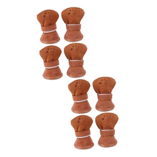 Kisangel 2 Sets Schneestiefel Für Hunde Haustierschuhe Warm Ohne Fleece Größe XL Bequem Zum Wandern 4 Stück X 2 Kisangel 2 Sets Schneestiefel Für Hunde Haustierschuhe Warm Ohne Fleece Größe XL Bequem Zum Wandern 4 Stück X 2 von Kisangel