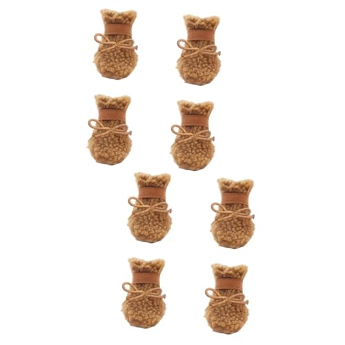 Kisangel 8 STK Hundeschuhe Schneestiefel Winterstiefel Für Hund rutschfeste Pfotenschützer wasserdichte Hundeschuhe Pfotenschutz Plüschtiere Hundepfote Outdoor-Schuhe Haustier Hund Plastik Kisangel 8 STK Hundeschuhe Schneestiefel Winterstiefel Für Hund rutschfeste Pfotenschützer wasserdichte Hundeschuhe Pfotenschutz Plüschtiere Hundepfote Outdoor-Schuhe Haustier Hund Plastik von Kisangel