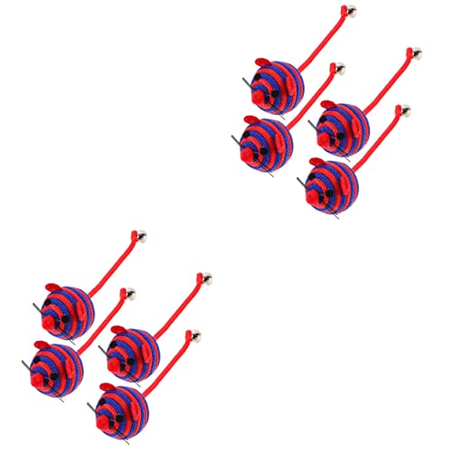 Kisangel 8 STK Kätzchen Kauspielzeug Interaktives Spielzeug für Wohnungskatzen Kätzchenspielzeug für Wohnungskatzen Spielzeuge Kätzchen Spielzeug Spielzeugmaus für Katzen Haustier Katze von Kisangel