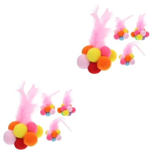 Kisangel 8 STK Knabberndes Katzenspielzeug Kratzball Für Katzen Frettchenspielzeug Katzenspielzeug Für Drinnen Bälle Für Katzenboden Spielzeug Für Kätzchen Handbuch Plüsch Füllstoff Kisangel 8 STK Knabberndes Katzenspielzeug Kratzball Für Katzen Frettchenspielzeug Katzenspielzeug Für Drinnen Bälle Für Katzenboden Spielzeug Für Kätzchen Handbuch Plüsch Füllstoff von Kisangel