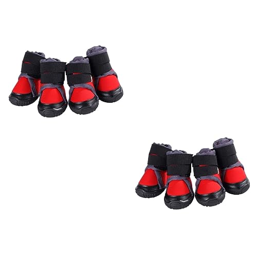 Kisangel 8 STK Outdoor-Schuhe Für Hunde Haustierschuhe Für Mittlere Und Große Hunde Sport Schuhe Warme Schuhe Outdoor-Schuhe Für Haustiere Draussen Outdoor-Outdoor-Schuhe Rot Kleine Kisangel 8 STK Outdoor-Schuhe Für Hunde Haustierschuhe Für Mittlere Und Große Hunde Sport Schuhe Warme Schuhe Outdoor-Schuhe Für Haustiere Draussen Outdoor-Outdoor-Schuhe Rot Kleine von Kisangel