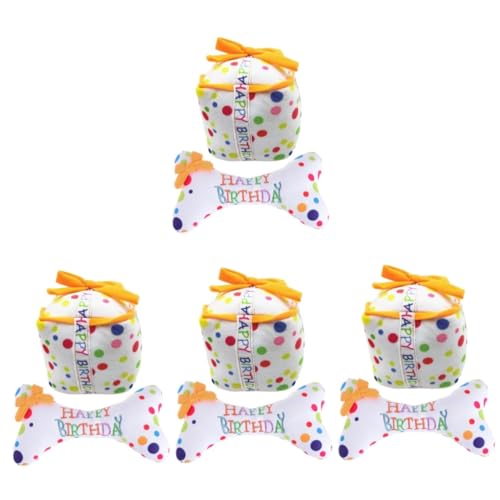 Kisangel 8 STK Plüschknochen Plüschtier knete Spielzeug Kauspielzeug für Hunde Knochen kauen Spielzeuge Hundespielzeug für große Hunde Hundespielzeug für kleine Hunde Geschenkbox Kisangel 8 STK Plüschknochen Plüschtier knete Spielzeug Kauspielzeug für Hunde Knochen kauen Spielzeuge Hundespielzeug für große Hunde Hundespielzeug für kleine Hunde Geschenkbox von Kisangel