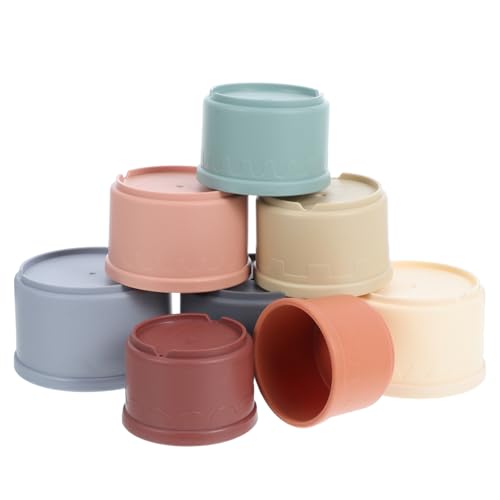 Kisangel 8 Stück Teiliges Stapelbecher Set für Kaninchen Bunte Pädagogische Spielzeuge Verstecken von Futter für Kleine Tiere für Drinnen und Draußen Kisangel 8 Stück Teiliges Stapelbecher Set für Kaninchen Bunte Pädagogische Spielzeuge Verstecken von Futter für Kleine Tiere für Drinnen und Draußen von Kisangel