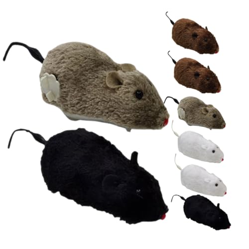 Kisangel 8stücke Teiliges Aufziehbare Mäuse Für Katzen Interaktive Katzenspielzeuge Fördert Die Jagdinstinkte Und Hält Ihre Katze Und Kisangel 8stücke Teiliges Aufziehbare Mäuse Für Katzen Interaktive Katzenspielzeuge Fördert Die Jagdinstinkte Und Hält Ihre Katze Und von Kisangel