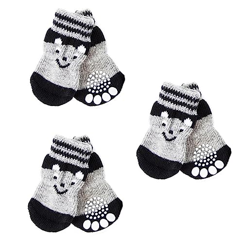 Kisangel 9paare rutschfeste Hundesocken Für Kleine Hunde Gemütliche Baumwollsocken Für Indoor-pfotenpflege Anti-rutsch Design Süße Motive Für Glattböden Kisangel 9paare rutschfeste Hundesocken Für Kleine Hunde Gemütliche Baumwollsocken Für Indoor-pfotenpflege Anti-rutsch Design Süße Motive Für Glattböden von Kisangel