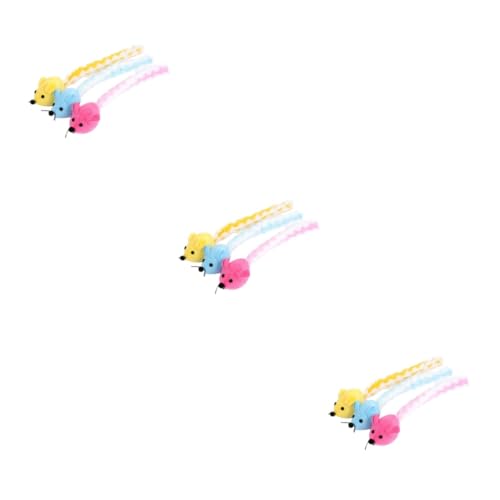 Kisangel 9 STK Farbe Kätzchen Beißspielzeug Katzenzauberstab Spielzeug katzenminze Plüschtier Spielzeuge Katzenspielzeug zur Selbstablenkung Katzenzubehör für den Innenbereich kauen Kisangel 9 STK Farbe Kätzchen Beißspielzeug Katzenzauberstab Spielzeug katzenminze Plüschtier Spielzeuge Katzenspielzeug zur Selbstablenkung Katzenzubehör für den Innenbereich kauen von Kisangel