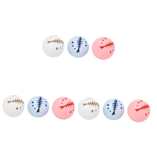 Kisangel 9 STK Katzenspielzeug Federball Leuchtend leuchtkugeln Kätzchen Indoor-Spielzeug Katzenbälle zum Leuchten bringen Spielzeuge klingelspielzeug für Haustiere Katze Glocke Spielzeug Kisangel 9 STK Katzenspielzeug Federball Leuchtend leuchtkugeln Kätzchen Indoor-Spielzeug Katzenbälle zum Leuchten bringen Spielzeuge klingelspielzeug für Haustiere Katze Glocke Spielzeug von Kisangel