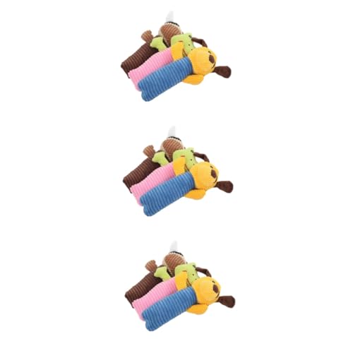 Kisangel 3er-Set Quietschspielzeug Aus Plüsch Für Hunde Gefülltes Welpenspielzeug Leuchtende Farben Haustier-beißspielzeug 3 Stück X 3 Kisangel 3er-Set Quietschspielzeug Aus Plüsch Für Hunde Gefülltes Welpenspielzeug Leuchtende Farben Haustier-beißspielzeug 3 Stück X 3 von Kisangel