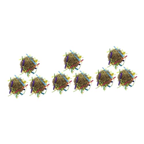 Kisangel 9 Stück Papageienbissspielzeug Vogelbissspielzeug Haustierbissspielzeug Kauspielzeug Kisangel 9 Stück Papageienbissspielzeug Vogelbissspielzeug Haustierbissspielzeug Kauspielzeug von Kisangel