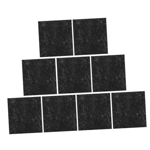 Kisangel 9 Stück Teiliges Aktivkohlefilter Matte für Katzenklo Geruchsbindende Filterpads Atmungsaktiv Waschbar Passend für Katzentoilette und Tierbereiche gegen Unangenehme Gerüche von Kisangel