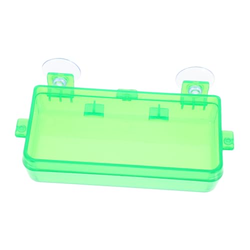 Kisangel Anti-Eskapital-Wasserbecken Chamäleon-Futterbecher Accessoires für Bartagamen Futterbecher für Reptilien für bärtige Drachen Plastik Light Green von Kisangel