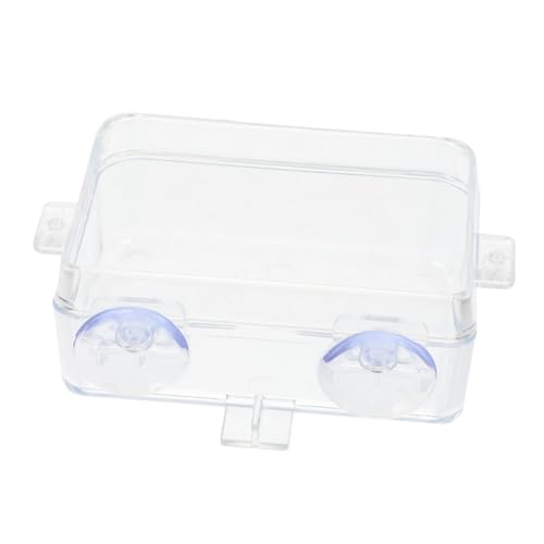 Kisangel Reptilien-Futter Und Wassernapf Mit Saugfunktion Transparente Futterschale Für Geckos Eidechsen Und Bartagamen Auslaufsicheres Design Zur Vermeidung Von Flucht Einfach Zu Reinigen von Kisangel