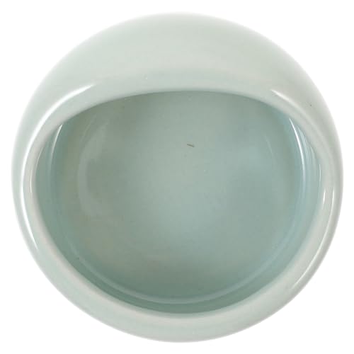 Kisangel Anti- -Schüssel für Hamster Nagetier Keramikschale Hamster Keramikschale Hamster Trinknapf Hamster-Kippschutz Futternapf für Kaninchen Lieferungen kleine Keramikschale Blue von Kisangel