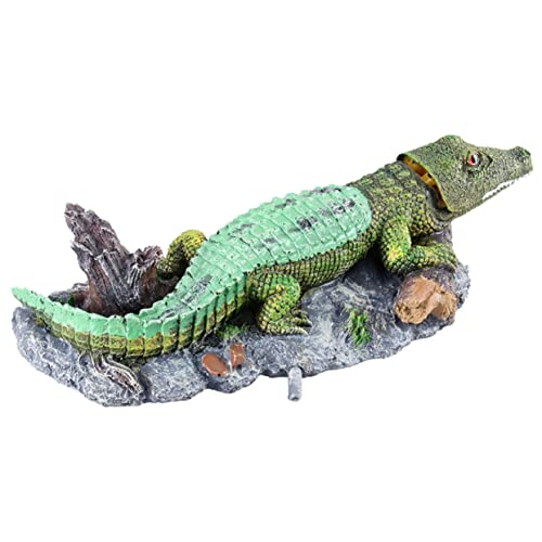 Kisangel Fisch-Bubbler-Ornament Einzigartiges Harzdekor Für Die Aquariumlandschaft von Kisangel