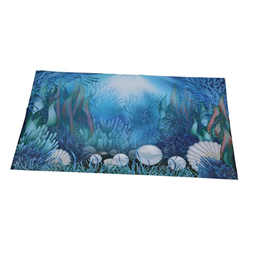 Kisangel Aquarium Hintergrundpapier Bausatz Netz Aquarium-Tapete Aquarienfische Verkaufsstand Aquarium Poster Aquarium-Poster Aufkleber Aquarienhintergrund Dekoration für Aquarien zu Hause von Kisangel
