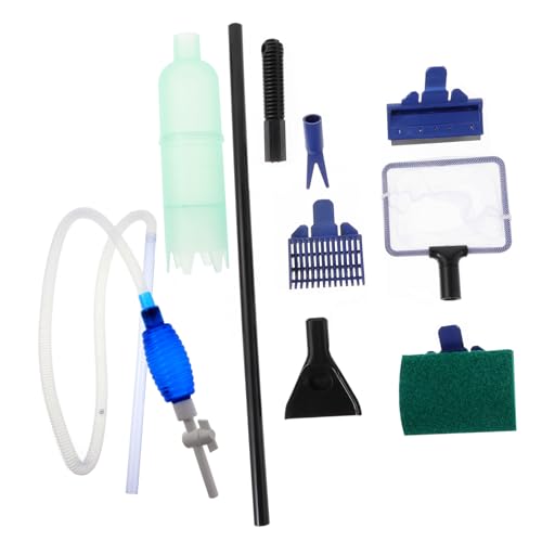 Kisangel 1satz Aquarium Reinigungsset Mit Siphon Und Reinigungsbürste Teiliges Set Für Mühelosen Wasserwechsel Und Effektive Pflege Von Aquarien Kiesrechen Und Schaber Für von Kisangel
