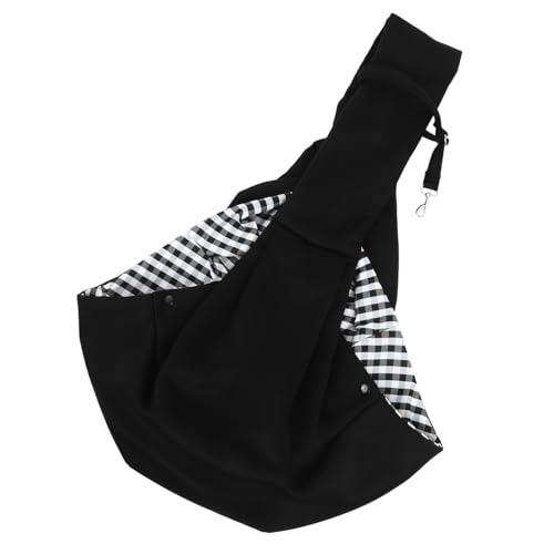 Kisangel Atmungsaktive Tragetasche mit Verstellbarem Schultergurt Sicherer Innenverschluss für Outdoor Aktivitäten und Reisen mit Ihrem Hund oder Anderen Kleintieren Farbe Schwarz Kisangel Atmungsaktive Tragetasche mit Verstellbarem Schultergurt Sicherer Innenverschluss für Outdoor Aktivitäten und Reisen mit Ihrem Hund oder Anderen Kleintieren Farbe Schwarz von Kisangel