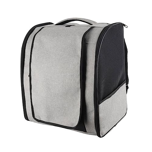 Kisangel Transporttasche Für Haustiere Atmungsaktives Mesh Großer Katzentragerucksack Für Bequemes Reisen Mit Haustieren von Kisangel