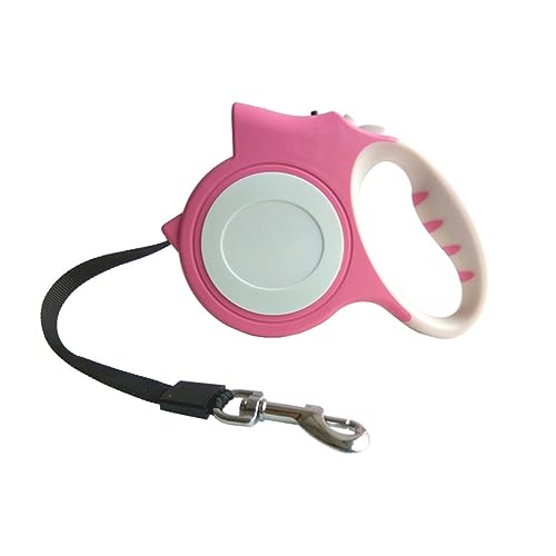 Kisangel Automatische Ausziehbare Hundeleine mit LED Lampe für Kleine und Mittlere Haustiere Ergonomischer Griff Sicherheitsbremssystem von Kisangel