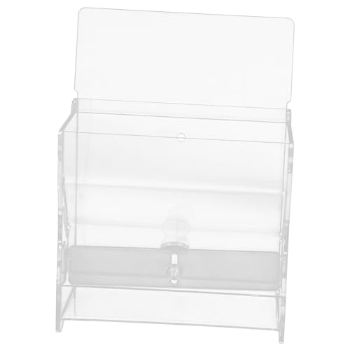 Kisangel Automatische Mulde Vogelfütterer automatischer Hühnerfutterautomat Futtertrog für Hühner im Freien Mehrzweck-Papageien-Futterspender Hühnertrog Acryl Transparent Kisangel Automatische Mulde Vogelfütterer automatischer Hühnerfutterautomat Futtertrog für Hühner im Freien Mehrzweck-Papageien-Futterspender Hühnertrog Acryl Transparent von Kisangel