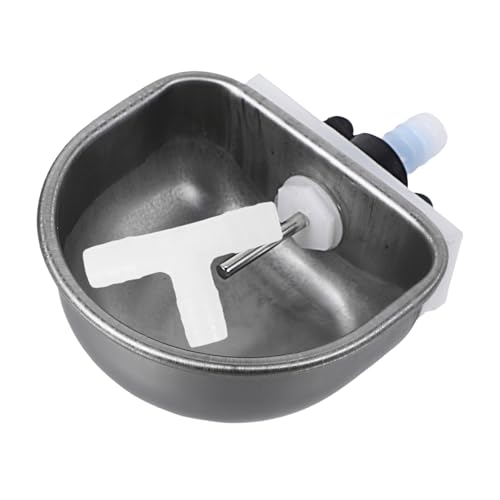 Kisangel Automatische Tränke Für Kaninchen Kaninchen Wassersystem Trinkwassernapf Automatische Tränke Futternapf Für Kleintiere Kaninchentränken Für Käfige Edelstahl Silber von Kisangel