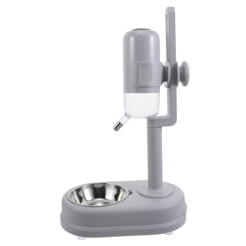 Kisangel Automatische Wasserfütterung Für Haustiere Katzen Hunde Wasser Und Futternapf Abnehmbarer Futternapf Doppelnapf Wasserzufuhr Automatische Tränkeflasche Katzen von Kisangel