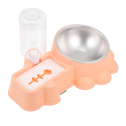 Kisangel Automatischer Futterspender für Haustiere Hundenapf mit Wasserspender in Orange rutschfest und Leicht zu Reinigen für Fütterung von Hunden und Welpen Kisangel Automatischer Futterspender für Haustiere Hundenapf mit Wasserspender in Orange rutschfest und Leicht zu Reinigen für Fütterung von Hunden und Welpen von Kisangel