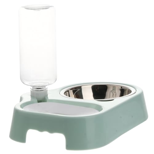 Kisangel Automatischer Haustier Wasserspender und Futterspender mit Transparentem Behälter Leicht zu Reinigen Kombinierte Nutzung für Katzen und Hunde Praktisches Design zur Kisangel Automatischer Haustier Wasserspender und Futterspender mit Transparentem Behälter Leicht zu Reinigen Kombinierte Nutzung für Katzen und Hunde Praktisches Design zur von Kisangel