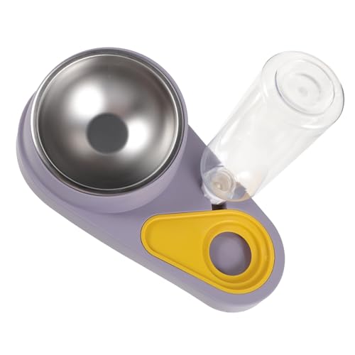 Kisangel Automatischer Haustier futterspender mit Wasserspender Rutschfestes Design Langlebiges Material Geeignet für Kleine Hunde und Katzen Praktisches und Dekoratives von Kisangel