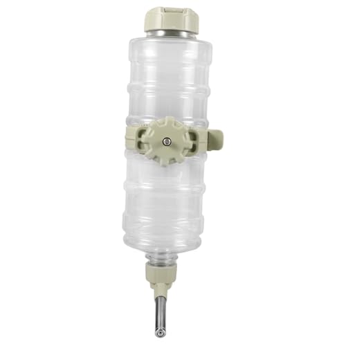 Kisangel Automatischer Wasserspender für Haustiere Kompakte und Auslaufsichere Trinkflasche für Hunde und Kaninchen für Käfige von Kisangel