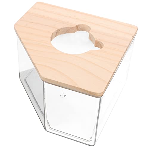 Kisangel Hamster-sandbadebox Aus Acryl Doppelt Verwendbar Als Badezimmer-Urinal Leicht Zu Reinigen Kisangel Hamster-sandbadebox Aus Acryl Doppelt Verwendbar Als Badezimmer-Urinal Leicht Zu Reinigen von Kisangel