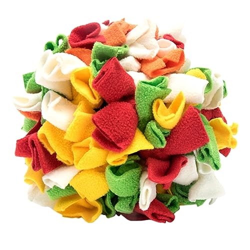Kisangel Bissfester Schnüffelball Hunde Fußball Raupe züchten stachelig quietschend Haustier Futterball für Hunde Schnüffelball für Hunde Hundeschnüffelball Polarfleece Colorful Kisangel Bissfester Schnüffelball Hunde Fußball Raupe züchten stachelig quietschend Haustier Futterball für Hunde Schnüffelball für Hunde Hundeschnüffelball Polarfleece Colorful von Kisangel