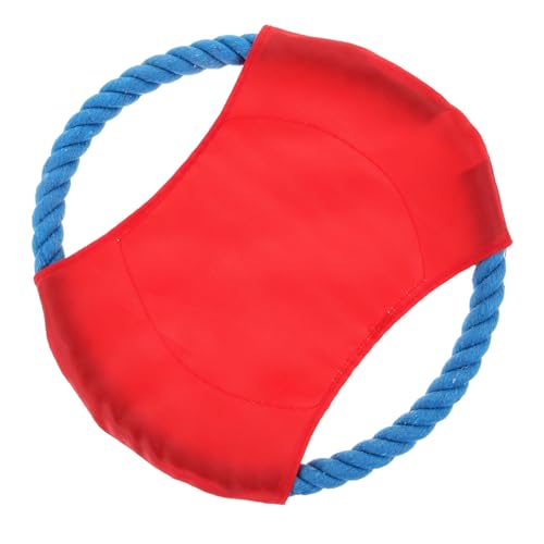 Kisangel Bissfestes Langlebiges Hundespielzeug Fliegende Scheibe für Training und Apportieren Geeignet für Retriever Samojede und Mittelgroße Hunde Farblich Zufällig Robust Zufällige Farbe von Kisangel