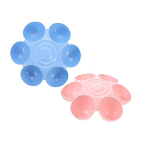 Kisangel Blumenförmige Futternapf für Kleine Haustiere rutschfeste Basis Geräumige Schale Dekoratives Design Einfach zu Reinigen Geeignet für Katzen Hunde Welpen Kätzchen in Rosa und Blau Kisangel Blumenförmige Futternapf für Kleine Haustiere rutschfeste Basis Geräumige Schale Dekoratives Design Einfach zu Reinigen Geeignet für Katzen Hunde Welpen Kätzchen in Rosa und Blau von Kisangel