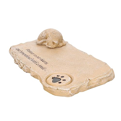 Kisangel Dekorativer Tiergrabstein für Garten Niedliche Katzen Gedenktafel aus Resin DIY Dekoration für Zuhause für Garten und Innenbereichdeko Kisangel Dekorativer Tiergrabstein für Garten Niedliche Katzen Gedenktafel aus Resin DIY Dekoration für Zuhause für Garten und Innenbereichdeko von Kisangel