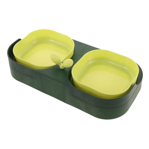 Kisangel Doppelnapf Für Katzen Haustiere Lebensmittelbehälter Kleine Haustiernahrungsschale Futter- Und Wassernäpfe Für Hunde Hundespielzeug Hundefutter Hundenapf Hund Wassernapf Green Kisangel Doppelnapf Für Katzen Haustiere Lebensmittelbehälter Kleine Haustiernahrungsschale Futter- Und Wassernäpfe Für Hunde Hundespielzeug Hundefutter Hundenapf Hund Wassernapf Green von Kisangel
