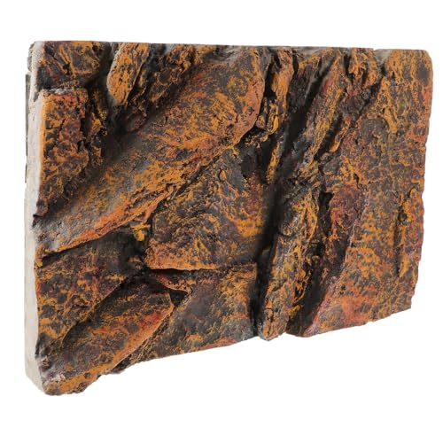 Kisangel Dreidimensionales Dekorationsfeld 3D Aquarium Vivarium Tank Terrarien 3D- -Hintergrund Schlangenlebensraum Dekoration Hintergrundplatte für Aquarienbecken Pu von Kisangel