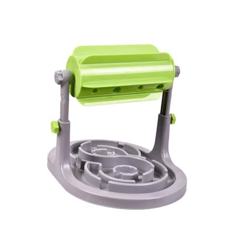 Kisangel Drum Food Dispenser aus Kunststoff Langsamer Futterspender für Hunde Interaktives Trainingsspielzeug zur Kontrollierten Fütterung Schutz vor Überessen Grün Kisangel Drum Food Dispenser aus Kunststoff Langsamer Futterspender für Hunde Interaktives Trainingsspielzeug zur Kontrollierten Fütterung Schutz vor Überessen Grün von Kisangel