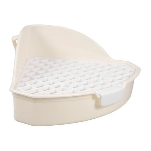 Kisangel Eck Toilette für Kleintiere Weißes Toiletten für Meerschweinchen Chinchillas und Hamster Langlebig Auslaufsicher Reinigen Kisangel Eck Toilette für Kleintiere Weißes Toiletten für Meerschweinchen Chinchillas und Hamster Langlebig Auslaufsicher Reinigen von Kisangel