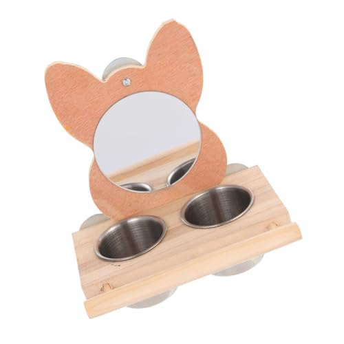 Kisangel Edelstahl Futtertrog mit Spiegel für Vögel Großer Futterbehälter Vielseitiger Futterspender für Papageien und Kleintiere Einfache Anbringung Am Käfig Ergonomisches Design für Kisangel Edelstahl Futtertrog mit Spiegel für Vögel Großer Futterbehälter Vielseitiger Futterspender für Papageien und Kleintiere Einfache Anbringung Am Käfig Ergonomisches Design für von Kisangel