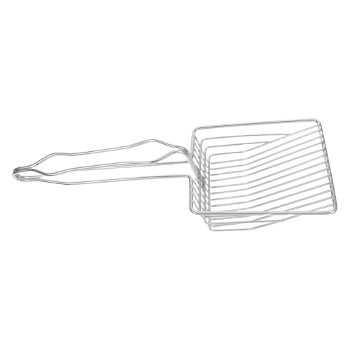 Kisangel Edelstahlkatze Katzentoop Scoop Metall Poop Scooper Katzentoilette Heavy Duty Cat Poop Sifter Leicht Zu Reinigen Kisangel Edelstahlkatze Katzentoop Scoop Metall Poop Scooper Katzentoilette Heavy Duty Cat Poop Sifter Leicht Zu Reinigen von Kisangel