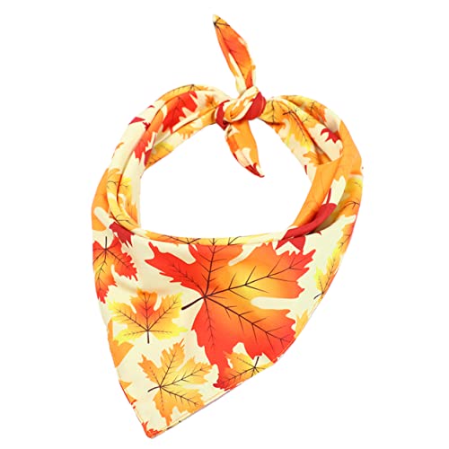Kisangel Einzelnes Thanksgiving Haustier Halstuch Kreatives Hundetuch mit Praktischem Design für Hunde Festliche Hundezubehör für und Stilvolle Erscheinung von Kisangel
