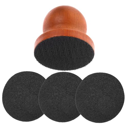 Kisangel Ergonomische Hundepfotenfeile aus Holz mit Abnehmbarem Rundem Kratzbrett zur Sanften Nagelpflege und Krallenfeile für Sichere Einfache Haustierpflege und Komfortables Kisangel Ergonomische Hundepfotenfeile aus Holz mit Abnehmbarem Rundem Kratzbrett zur Sanften Nagelpflege und Krallenfeile für Sichere Einfache Haustierpflege und Komfortables von Kisangel