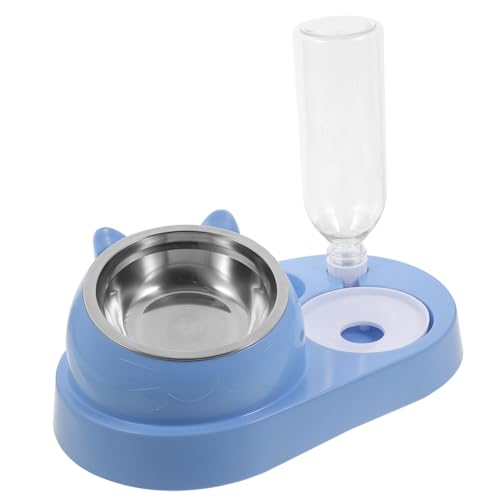 Kisangel Essgeschirr für Haustiere automatischer Wasserspender Katzennäpfe pet Feeder pet Feeding Station Hundenapf Hundekäfig Wasserspender für Katze Futterautomaten für Katzen abnehmbar von Kisangel