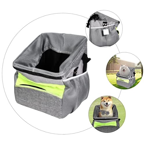 Kisangel Verstellbare Riemen Oxford Stoff Fahrrad Haustier Tasche Faltbare Träger Für Hunde von Kisangel