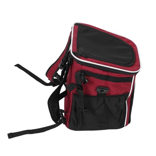 Kisangel Faltbarer Haustier Fahrrad Rucksack Atmungsaktiver Robuster Hundetransport für Kleine Tiere mit Sicherem Doppel-Schultergurt Idealer Outdoor-Tragetasche für Fahrrad und Ausflüge von Kisangel